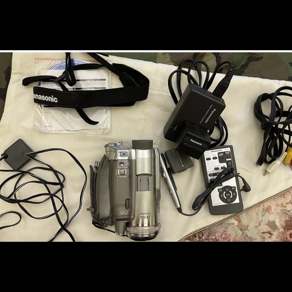 Panasonic PV-GS250 camcorder with extras.